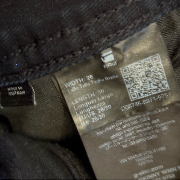 RAW G-STAR Navy 26 Mid Skinny Jeans - Picture 6 of 7